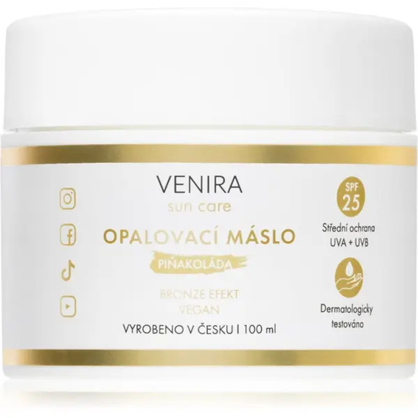 Venira Venira Tan Body Butter Bronze maslo za sončenje Piña Colada 100 ml