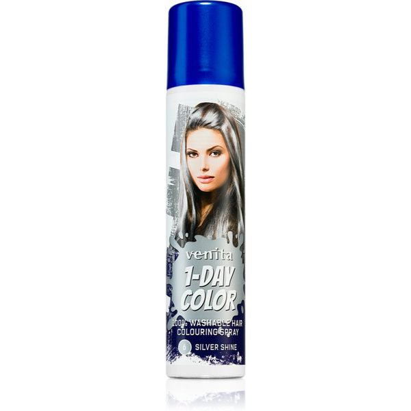 Venita Venita 1-Day Color barvno pršilo za lase odtenek No. 6 - Silver Shine 50 ml