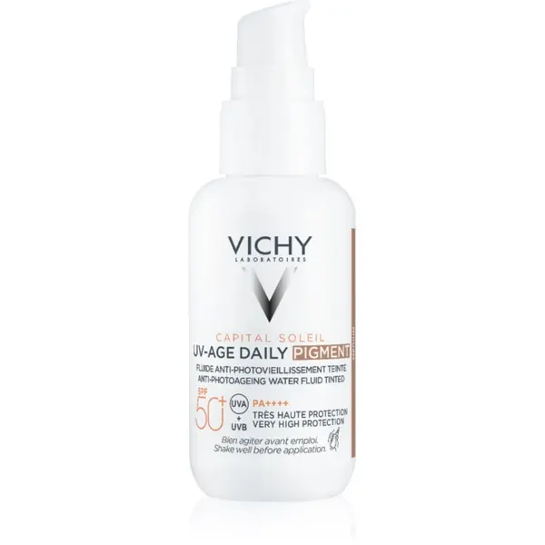 Vichy Vichy Capital Soleil Daily SPF50+ zaščitni tonirani fluid za obraz SPF 50+ odtenek Medium 40 ml