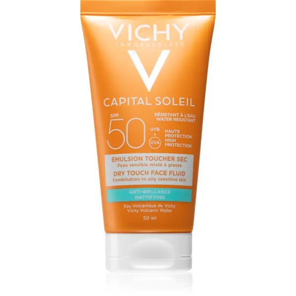 Vichy Vichy Capital Soleil Idéal Soleil zaščitni matirajoči fluid za obraz SPF 50 50 ml