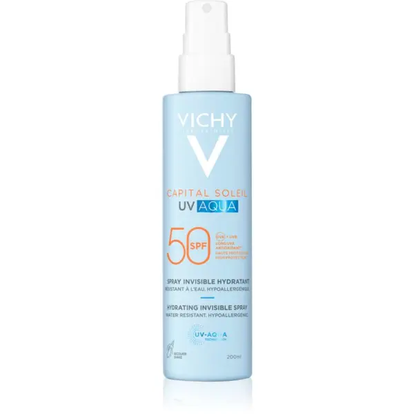 Vichy Vichy Capital Soleil UV Aqua zaščitno pršilo z vlažilnim učinkom SPF 50 200 ml