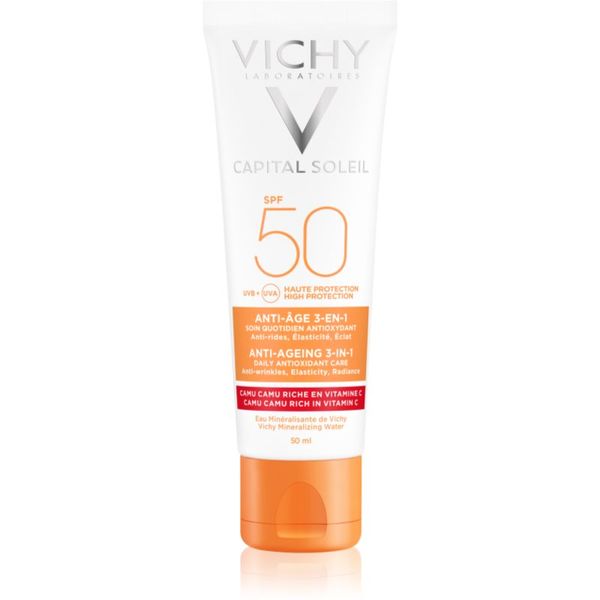 Vichy Vichy Capital Soleil zaščitna krema proti staranju kože SPF 50 50 ml