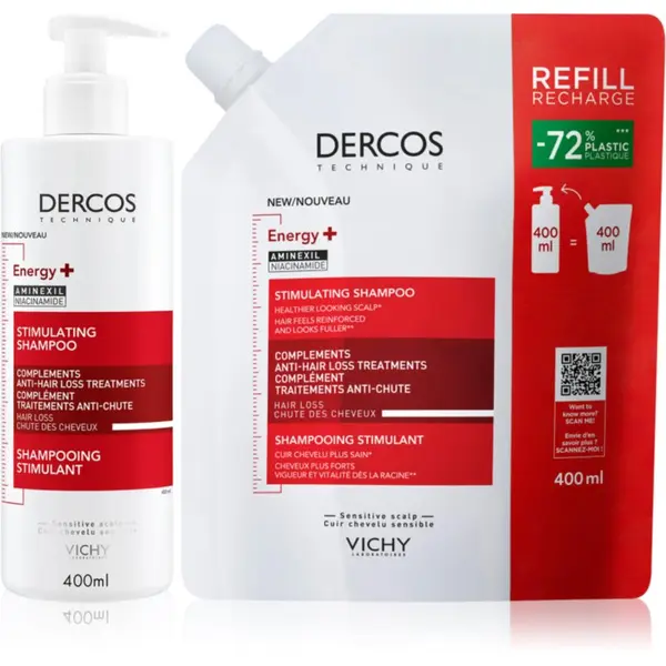 Vichy Vichy Dercos Energy + set proti izpadanju las