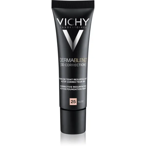 Vichy Vichy Dermablend 3D Correction korektivni gladilni tekoči puder SPF 25 odtenek 25 Nude  30 ml
