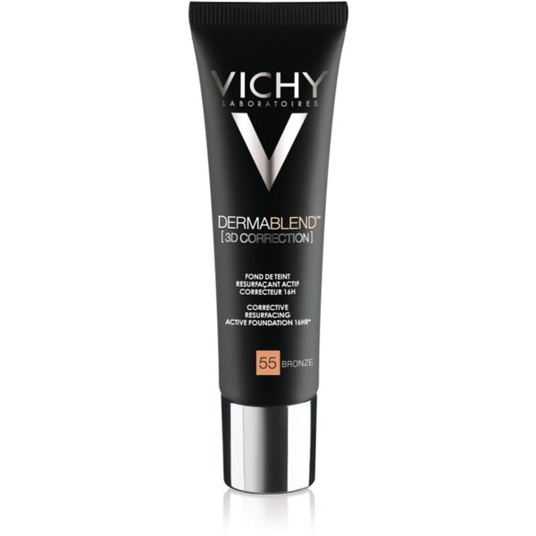 Vichy Vichy Dermablend 3D Correction korektivni gladilni tekoči puder SPF 25 odtenek 55 Bronze  30 ml