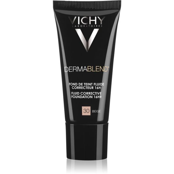 Vichy Vichy Dermablend korektivni tekoči puder z UV faktorjem odtenek 30 Beige 30 ml