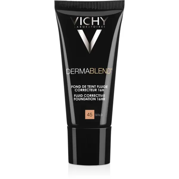 Vichy Vichy Dermablend korektivni tekoči puder z UV faktorjem odtenek 45 Gold 30 ml