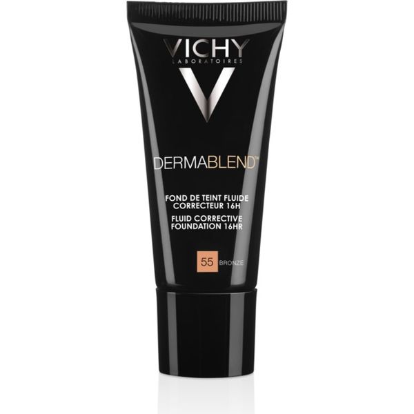 Vichy Vichy Dermablend korektivni tekoči puder z UV faktorjem odtenek 55 Bronze  30 ml