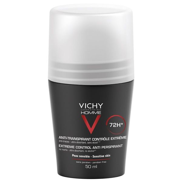 Vichy Vichy Homme Deodorant antiperspirant roll-on proti prekomernemu potenju 72h 50 ml