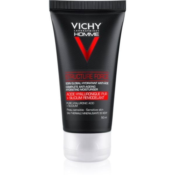 Vichy Vichy Homme Structure Force učvrstitvena krema proti gubam s hialuronsko kislino 50 ml