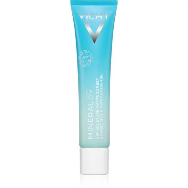 Vichy Vichy Minéral 89 48H Moisture Matte Sorbet vlažilna krema za obraz za mastno in mešano kožo 40 ml