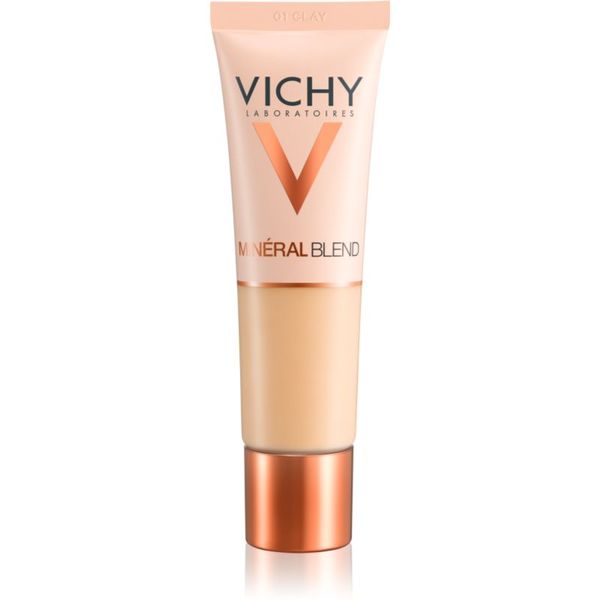 Vichy Vichy Minéralblend naravno prekrivni vlažilni tekoči puder odtenek 01 Clay 30 ml