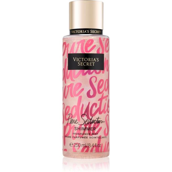 Victoria's Secret Victoria's Secret Pure Seduction Shimmer pršilo za telo z bleščicami za ženske 250 ml