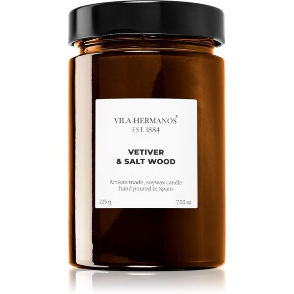 Vila Hermanos Vila Hermanos Apothecary Vetiver & Salt Wood dišeča sveča 225 g