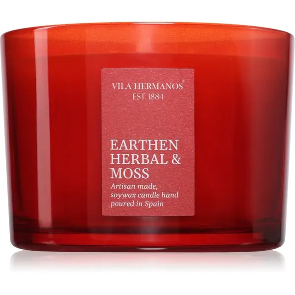 Vila Hermanos Vila Hermanos Earthen Herbal & Moss dišeča sveča 350 g