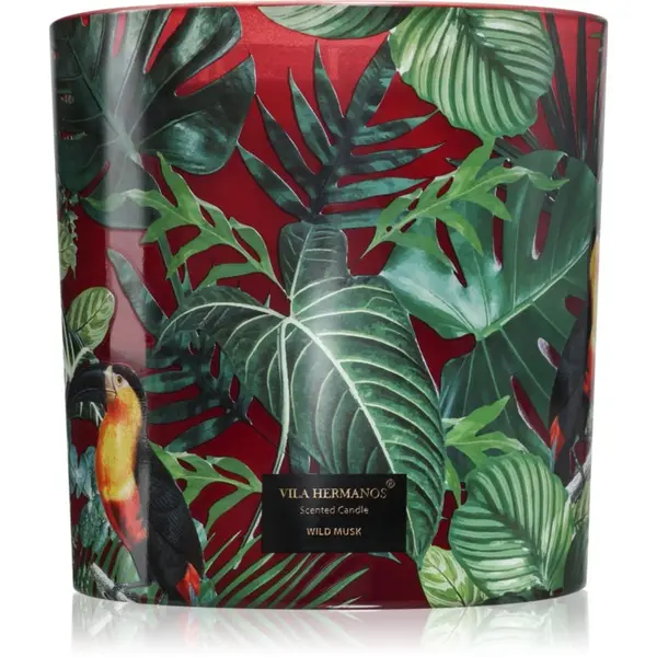 Vila Hermanos Vila Hermanos Jungletopia Wild Musk dišeča sveča 1450 g