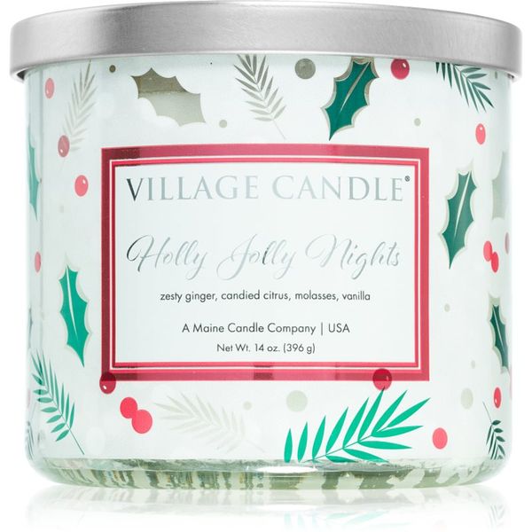 Village Candle Village Candle Holly Jolly Nights dišeča sveča 396 g