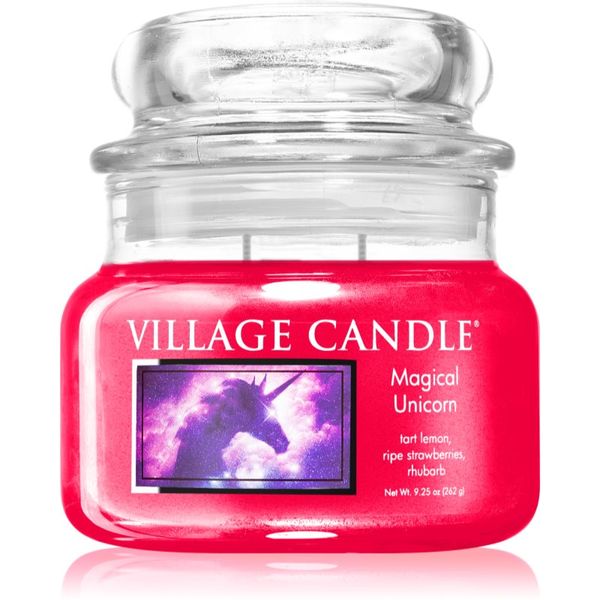 Village Candle Village Candle Magical Unicorn dišeča sveča (Glass Lid) 262 g