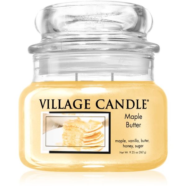 Village Candle Village Candle Maple Butter dišeča sveča  (Glass Lid) 262 g