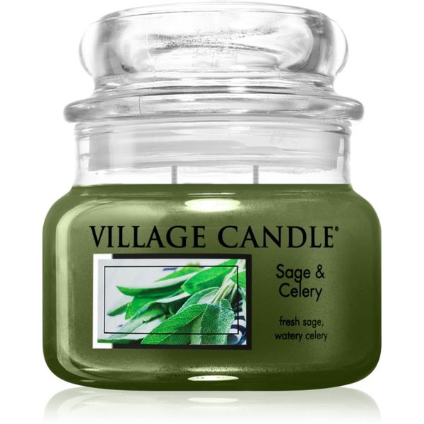 Village Candle Village Candle Sage & Celery dišeča sveča 262 g