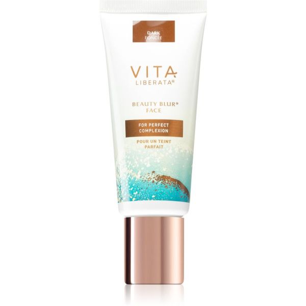 Vita Liberata Vita Liberata Beauty Blur Face posvetlitvena tonirana krema z gladilnim učinkom odtenek Dark 30 ml