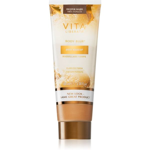 Vita Liberata Vita Liberata Body Blur Body Makeup tekoči puder za telo odtenek Deeper Dark 100 ml