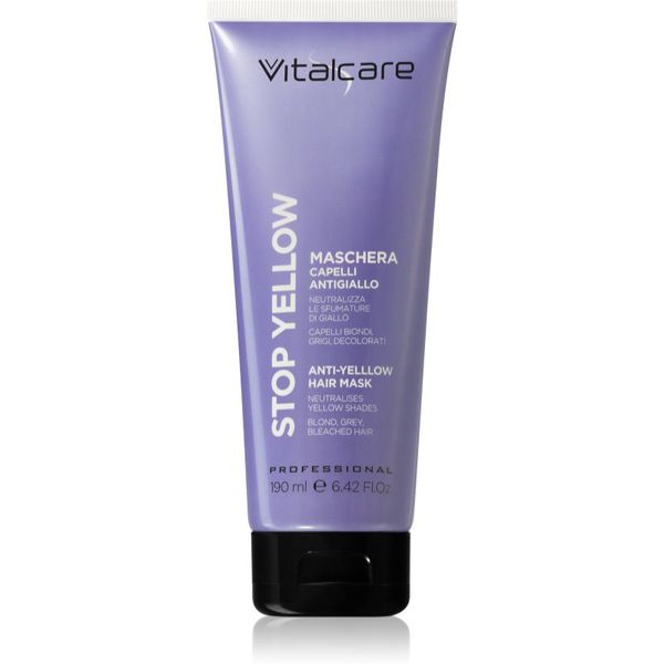 Vitalcare Professional Vitalcare Professional Stop Yellow maska za blond in sive lase 190 ml