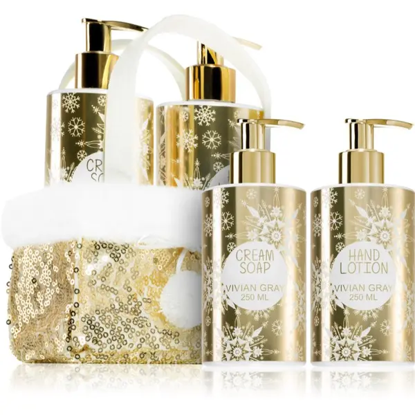 Vivian Gray Vivian Gray Golden Glitters Vanilla & Patchouli darilni set za roke