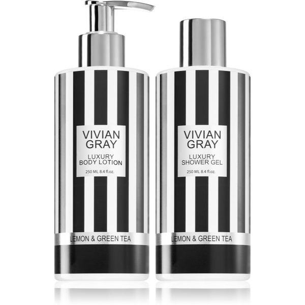 Vivian Gray Vivian Gray Lemon & Green Tea darilni set za telo 2x250 ml
