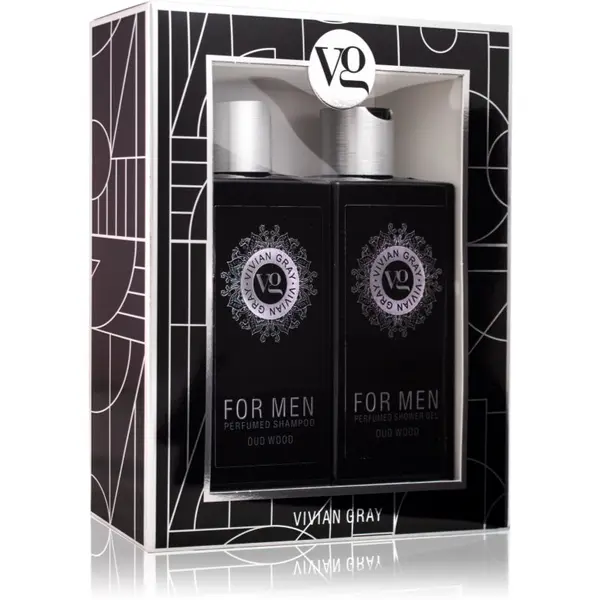 Vivian Gray Vivian Gray Oud Wood darilni set za telo za moške