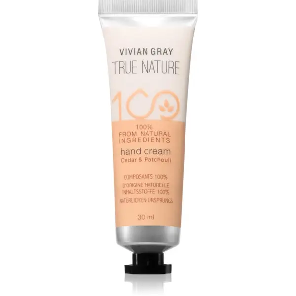Vivian Gray Vivian Gray True Nature Cedar & Patchouli vlažilna krema za roke 30 ml