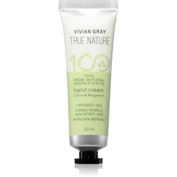 Vivian Gray Vivian Gray True Nature Citrus & Bergamot vlažilna krema za roke 30 ml