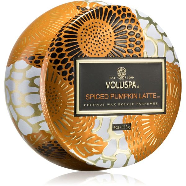 VOLUSPA VOLUSPA Japonica Holiday Spiced Pumpkin Latte dišeča sveča v pločevinki 113 g