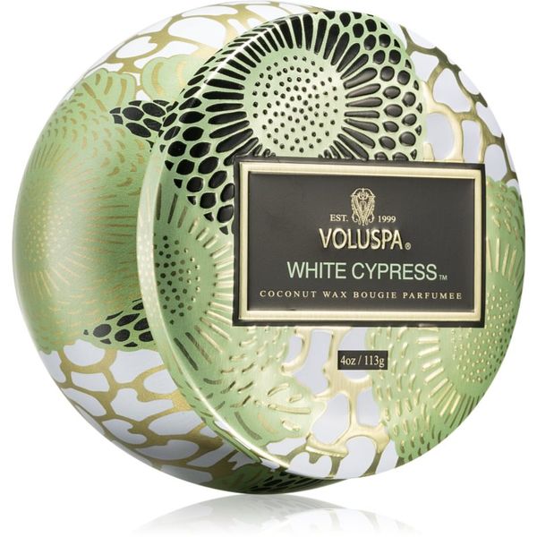 VOLUSPA VOLUSPA Japonica Holiday White Cypress dišeča sveča v pločevinki 113 g