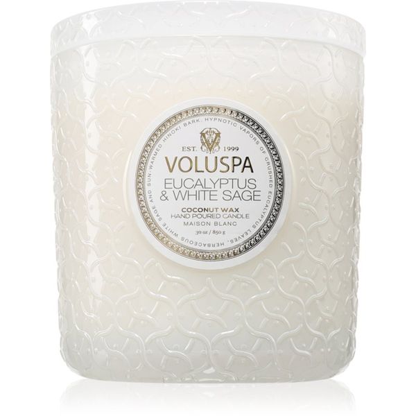 VOLUSPA VOLUSPA Maison Blanc Eucalyptus & White Sage dišeča sveča 850 g