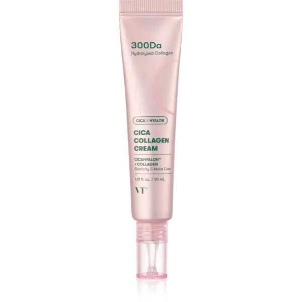 VT Cosmetics VT Cosmetics Cica Collagen Cream vlažilna in pomirjujoča krema za učvrstitev obraza 30 ml