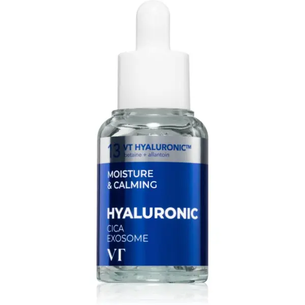 VT Cosmetics VT Cosmetics Cica Exosome H3 Hydro Ampoule pomirjajoči serum za obraz za intenzivno vlažnost 30 ml