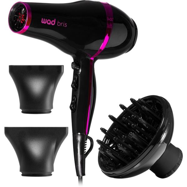 Wad Wad Bris Hair Dryer sušilec za lase Black/Pink 1 kos
