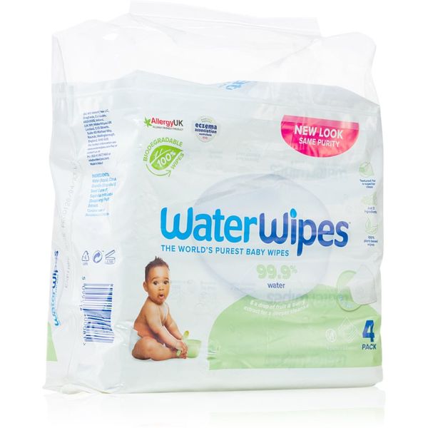 Water Wipes Water Wipes Baby Wipes Soapberry 4 Pack otroški nežni vlažni robčki 4x60 kos