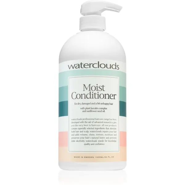 Waterclouds Waterclouds Moist Conditioner globinsko vlažilni balzam za suhe in krhke lase 1000 ml
