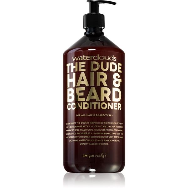 Waterclouds Waterclouds The Dude Hair & Beard Conditioner balzam za lase in brado 1000 ml