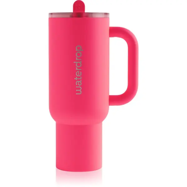 Waterdrop Waterdrop Explorer Tumbler lonček iz nerjavečega jekla s slamico (omejena izdaja) Neon Pink 1100 ml