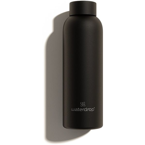 Waterdrop Waterdrop Thermo Steel steklenica za vodo iz nerjavnega jekla barva Black Matt 600 ml