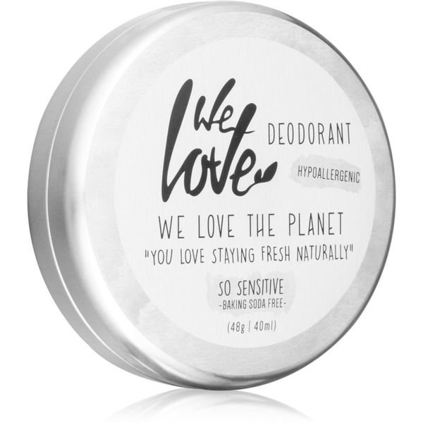 We Love The Planet We Love The Planet You Love Staying Fresh Naturally So Sensitive organski kremasti dezodorant za občutljivo kožo 48 g