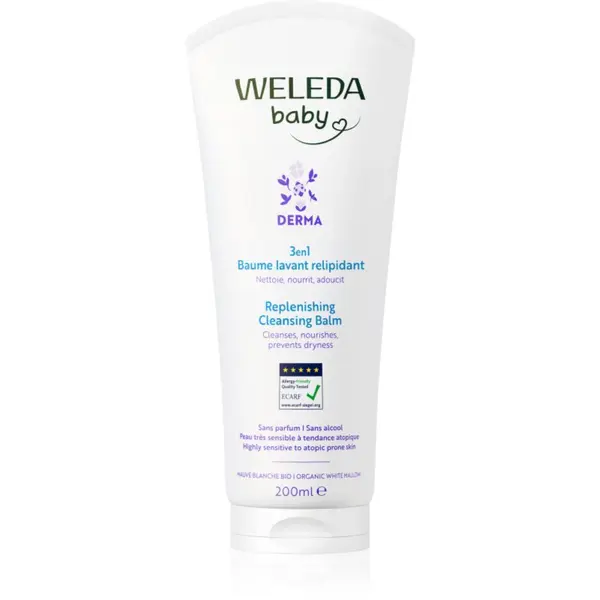 Weleda Weleda Baby Derma balzam za umivanje za pomirjanje lasišča 200 ml