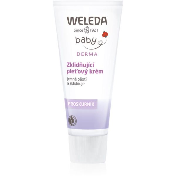 Weleda Weleda Baby Derma pomirjajoča krema za obraz za otroke 50 ml