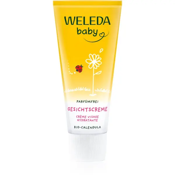 Weleda Weleda Baby ognjičeva krema za obraz brez dodanih dišav 50 ml