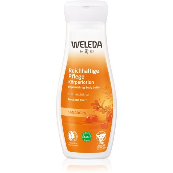 Weleda Weleda BIO Sea buckthorn syrup Rakytník poživitveno mleko za telo 200 ml