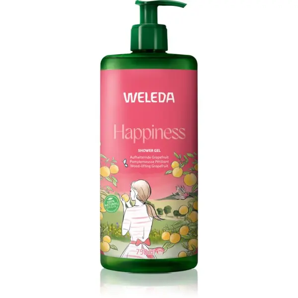 Weleda Weleda Happiness osvežujoč gel za prhanje Grapefruit, Tangerine and Lime 750 ml