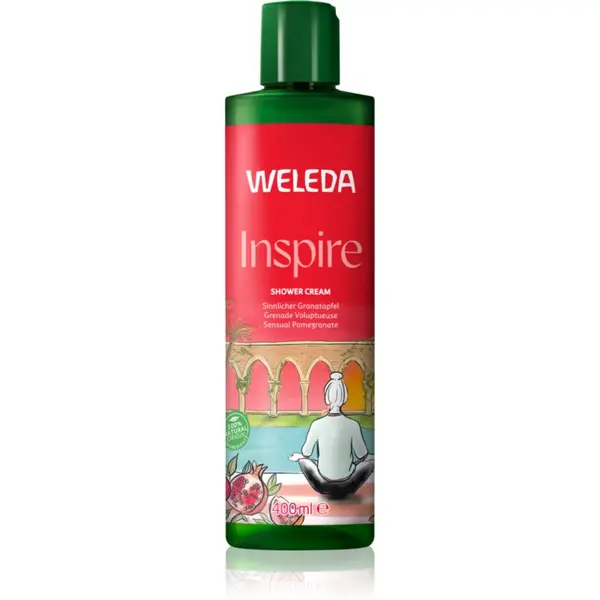 Weleda Weleda Inspire regeneracijska krema za prhanje Pomegranate, Orange and Vanilla 400 ml